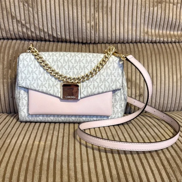 Michael Kors Crossbody Bag in Pink and Gray - Picture 1 of 9